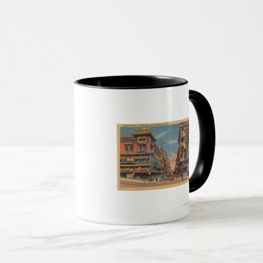 Mug San Francisco, CAGrant Avenue à Chinatown (Devant droit)