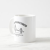 Mug San Francisco California Beatiful Landscape (Devant gauche)