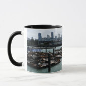 Mug San Francisco et Pier 39 Sea Lions City Skyline (Gauche)