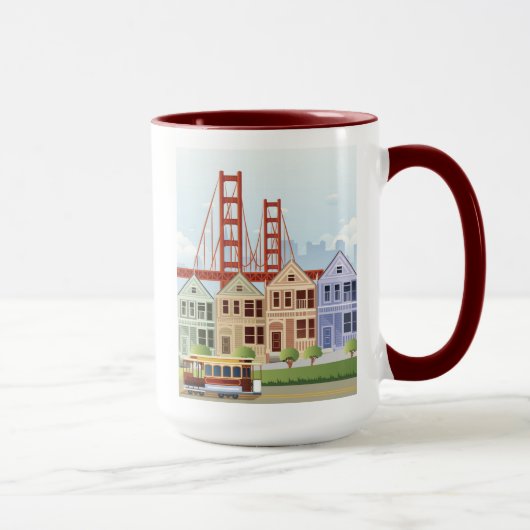 Mug San Francisco | les dames peintes (Droite)