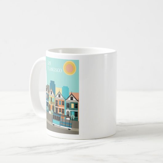 Mug San Francisco Pretty Art (Devant gauche)