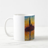 Mug San Giorgio Maggiore à Dusk (par Claude Monet) (Gauche)