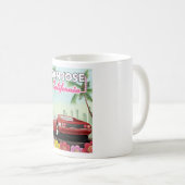 Mug San Jose, Californie affiche de voyage (Devant droit)