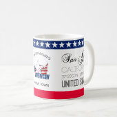 Mug San Jose, Californie, États-Unis (Devant droit)