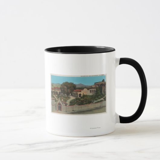 Mug San Juan Capistrano, CAView de la mission (Droite)