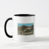 Mug San Juan Capistrano, CAView de la mission (Gauche)