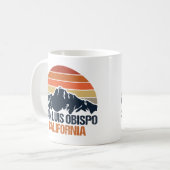 Mug San Luis Obispo California Mountain Sunset (Devant gauche)