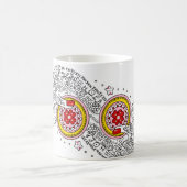 Mug Sana Tarot - Two of Pentacles (Centre)