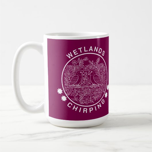 Mug sanctuaire d'oiseaux (Gauche)