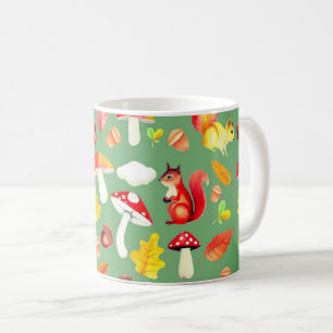 Mug Sanctuaire et spa d'amour de soi Forêt aquarelle