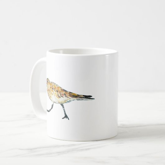 Mug Sandpiper Shorebird Beach Art (Devant gauche)