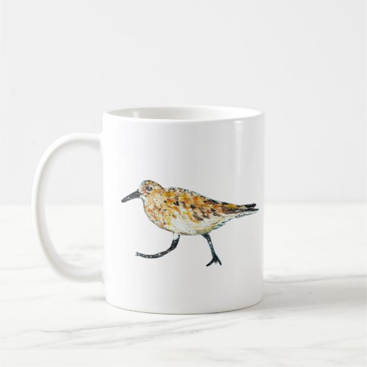 Mug Sandpiper Shorebird Beach Art (Gauche)