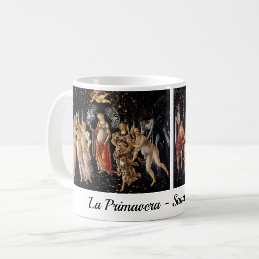 Mug Sandro Botticelli - La Primavera (Devant gauche)
