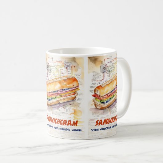 Mug Sandwich (Devant droit)