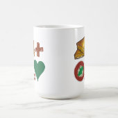 Mug Sandwich au fromage grillé + Soupe de tomate = Coe (Centre)