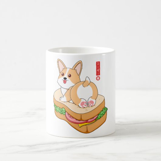 Mug Sandwich Corgi (Centre)