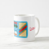 Mug Sandwich, Saucisses, Oeuf, Tomate, Brocolli dans u (Devant droit)