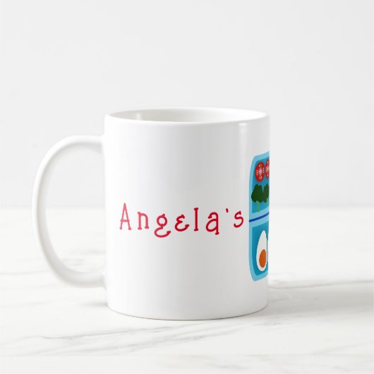 Mug Sandwich, Saucisses, Oeuf, Tomate, Brocolli dans u (Gauche)