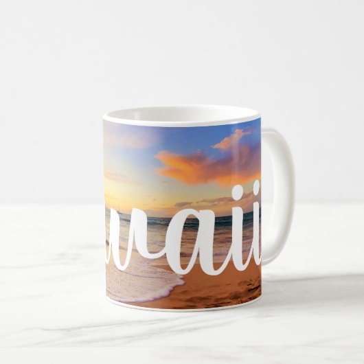 Mug Sandy Beach et Sunset (Devant droit)