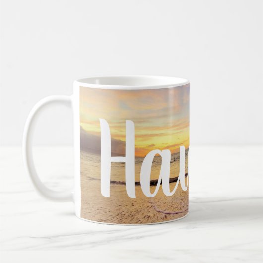 Mug Sandy Beach et Sunset (Gauche)