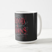 Mug Sang et épines Conception gothique - Sombre et Edg (Devant droit)