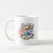 Mug Sanibel Island Floride conception de coquillages (Gauche)