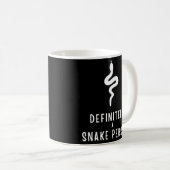 Mug Sans aucun doute une personne serpent, amant serpe (Devant droit)