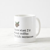 Mug Sans blague de café (Devant droit)