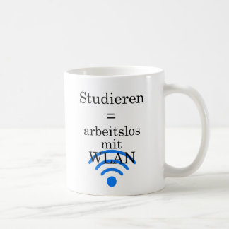 Mug "Sans emploi avec WLAN"