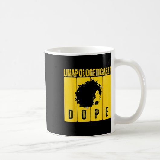Mug Sans excuses Mois de l'histoire des Noirs Africain (Droite)