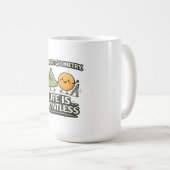 Mug Sans Géométrie, La Vie Est Sans Objet (Devant droit)
