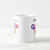 Mug Sans gluten, pas par choix Coeliac personnalisez (Centre)