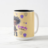 Mug sans peur et authentique (Devant droit)