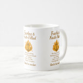 Mug Sans peur et selon la foi (Devant droit)