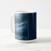 Mug Sans temps - Citation esthétique des eaux profonde (Devant gauche)
