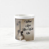 Mug Sans vie de musique b plat (Centre)