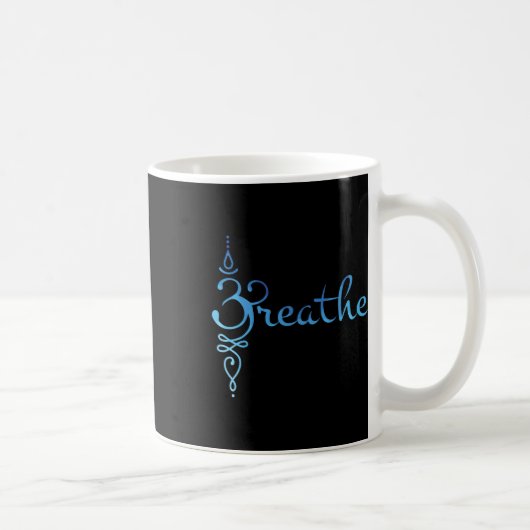 Mug Sanskrit Zen Yoga Meditation Breathing Symbol (Droite)
