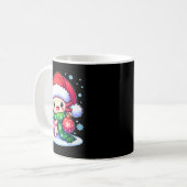 Mug Santa Axolotl Funny Cute Xmas Funny Christmas (Devant gauche)