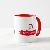 Mug Santa Banner Combo Noël  (Devant droit)