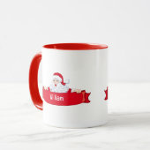Mug Santa Banner Combo Noël  (Devant gauche)