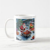 Mug Santa Barbecue Noël (Gauche)