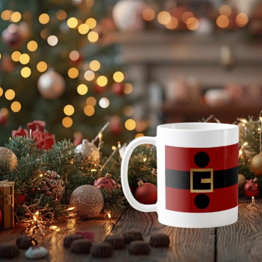 Mug Santa Belt Christmas – Festive Holiday Gift