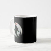 Mug Santa Bigfoot Christmas Lights Rock Funny Sasquatc (Devant gauche)