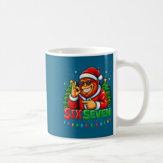 Mug Santa Bigfoot Christmas Sasquatch 67 Funny Meme Si (Droite)