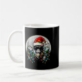 Mug Santa Bigfoot Christmas Tree Xmas Lights Funny Sas (Gauche)
