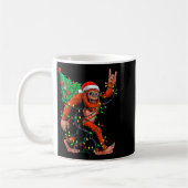 Mug Santa Bigfoot Christmas Tree Xmas Lights Sasquatch (Gauche)