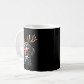 Mug Santa Black Labrador Christmas Black Labrador Dog (Devant gauche)