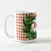 Mug Santa Cap Baseball Dad Personalized (Gauche)