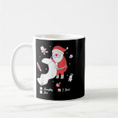 Mug Santa Checking The Nice And Naughty List I Tried  (Gauche)