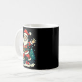 Mug Santa Christmas Festive Jolly Dance Snowy Lights F (Devant gauche)